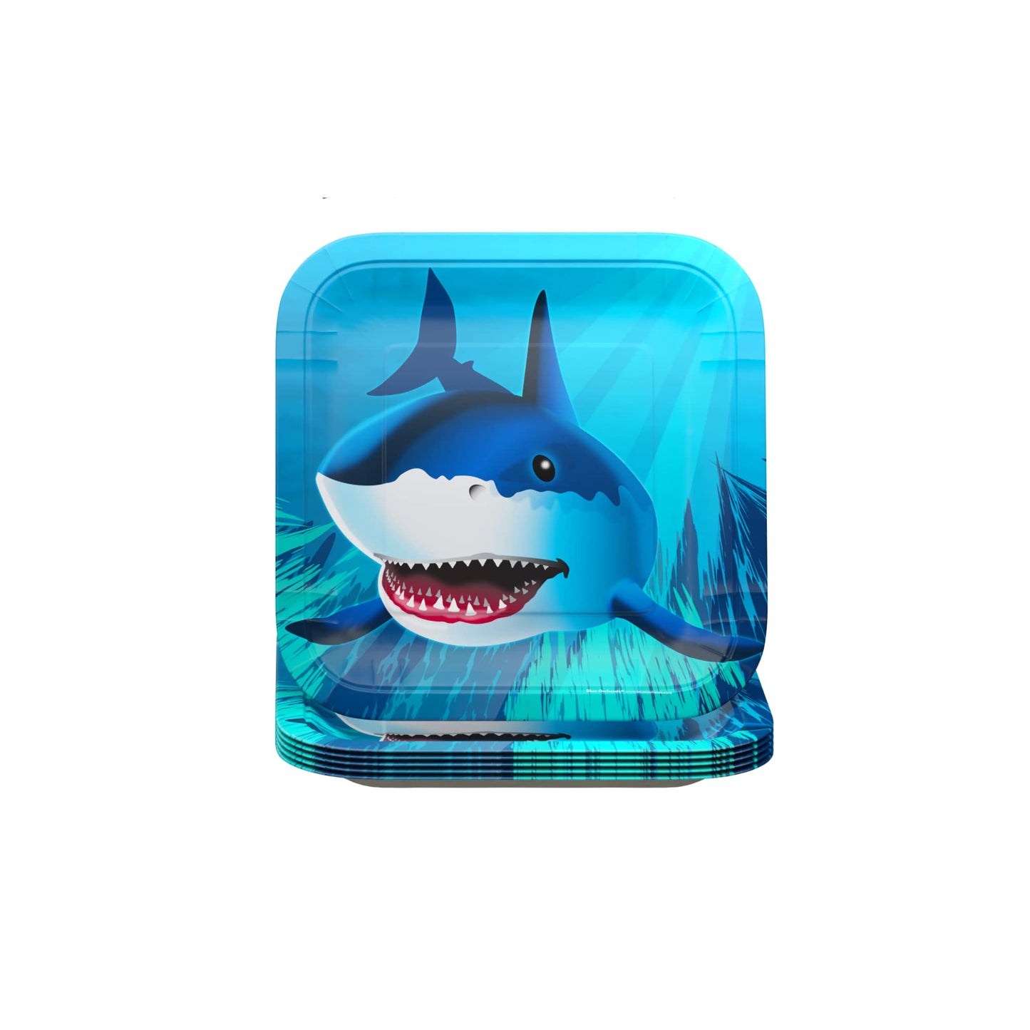 Shark Party Supplies Packs (100 Pieces for 16 Guests)