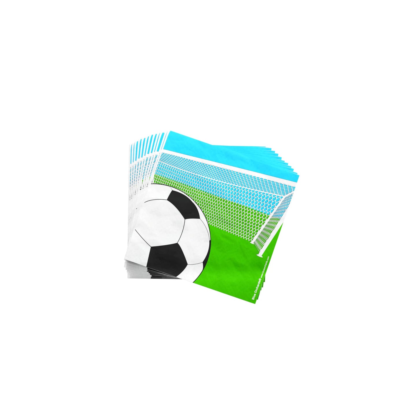 Soccer Value Party Supplies Pack (60 Pieces for 16 Guests)