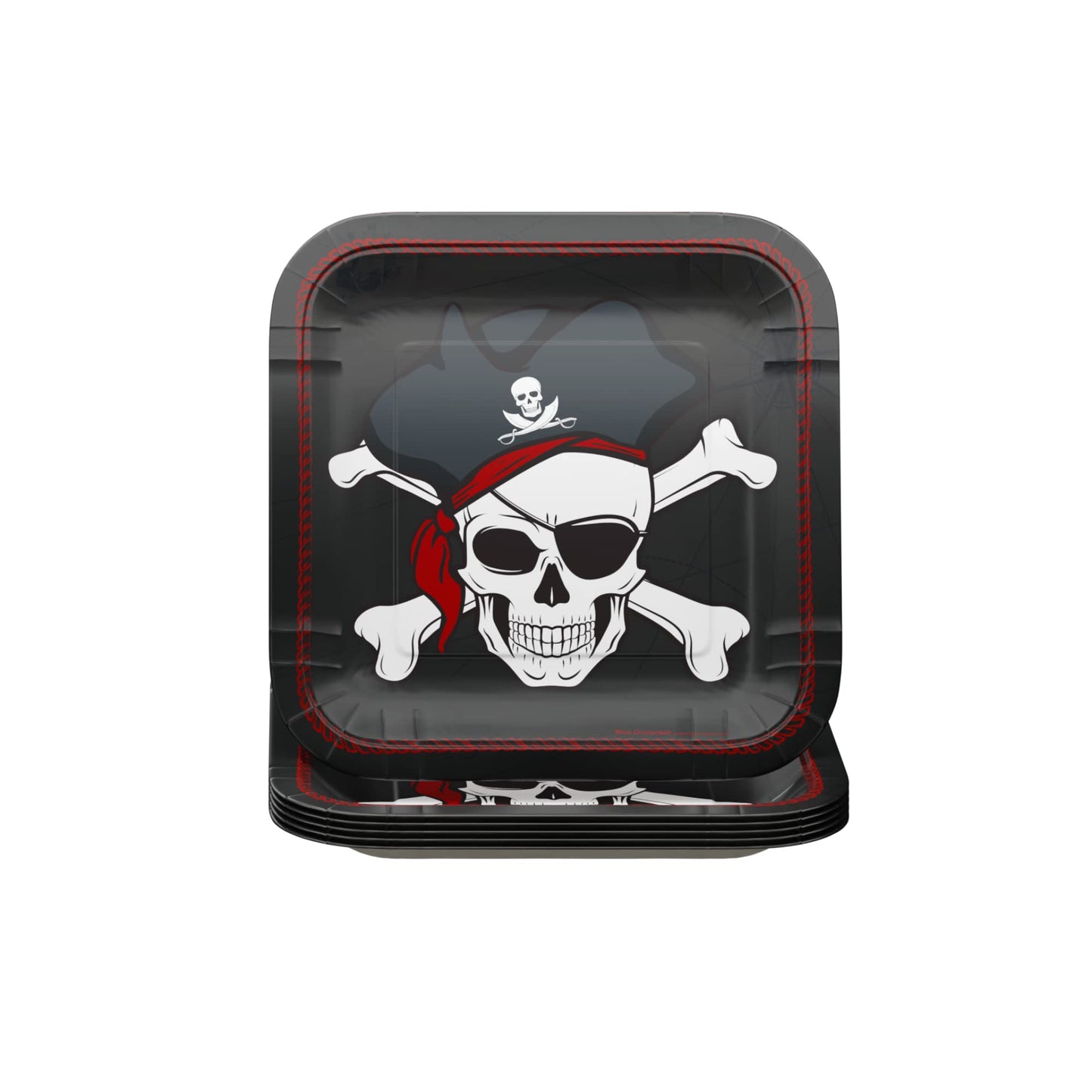 Pirate Party Supplies Pack (100 Pieces for 16 Guests)