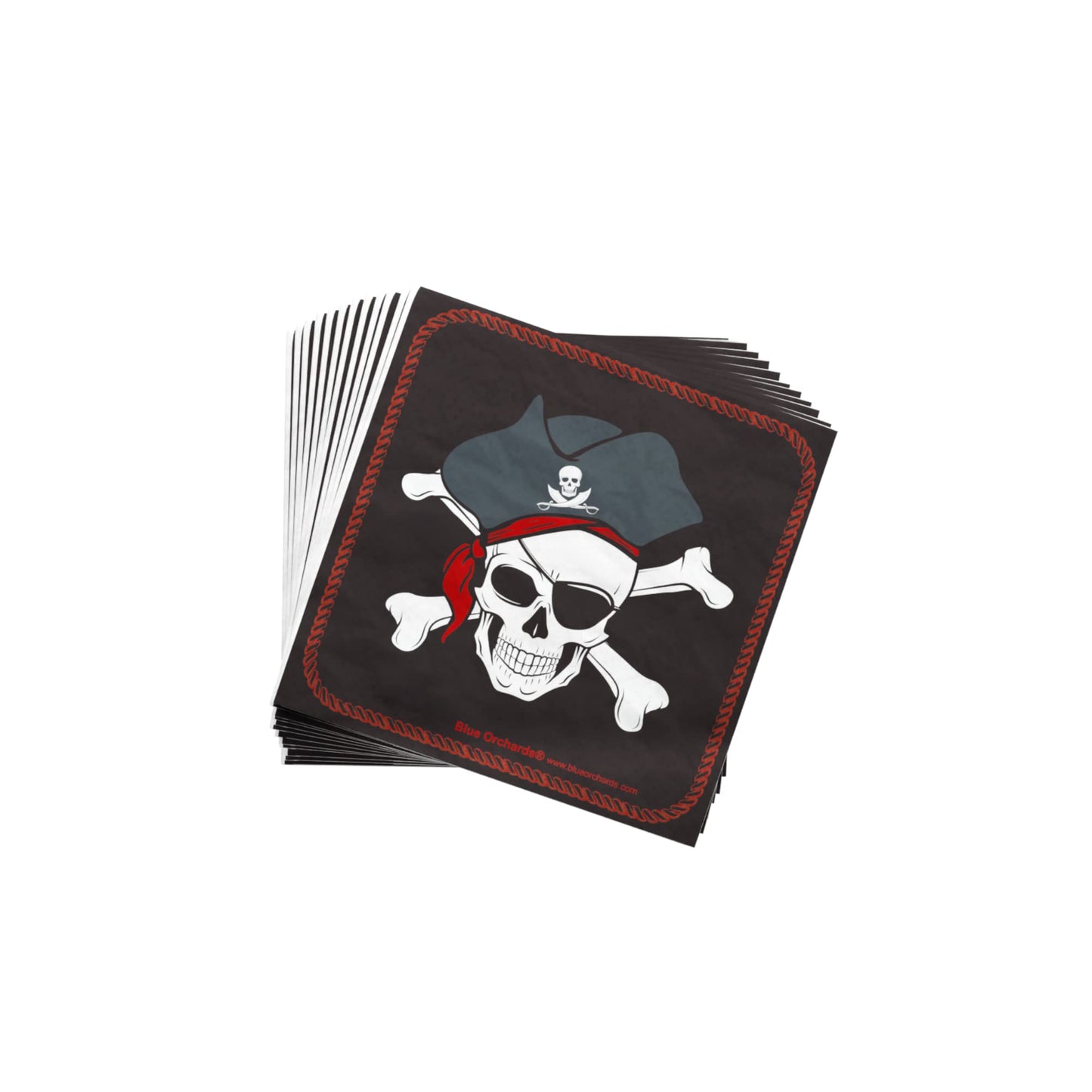 Pirate Party Supplies Pack (100 Pieces for 16 Guests)