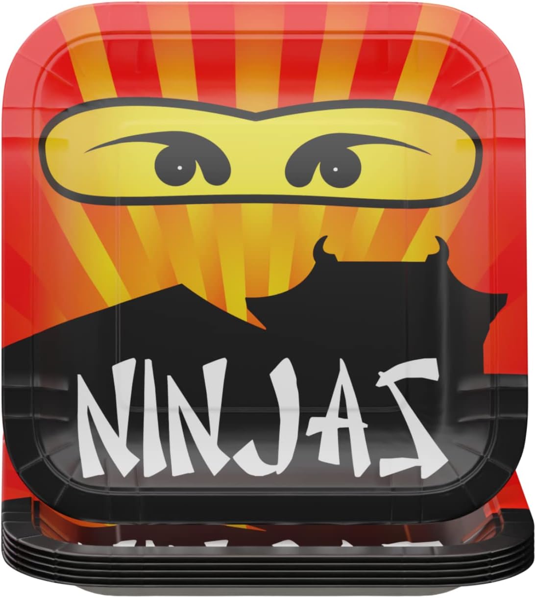 Ninja Master Party Supplies Pack (100 Pieces for 16 Guests)