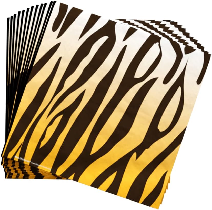 Tiger Stripe Value Party Supplies Pack (60 Pieces for 16 Guests)