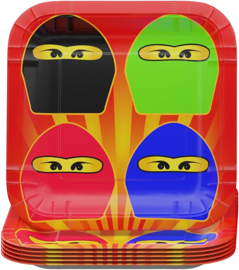 Ninja Master Party Supplies Pack (100 Pieces for 16 Guests)