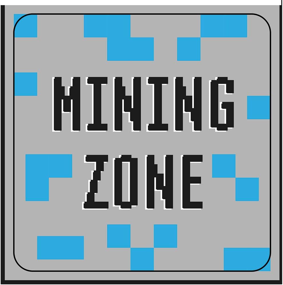 18 Pieces Mining Fun 12"x12" Cutouts