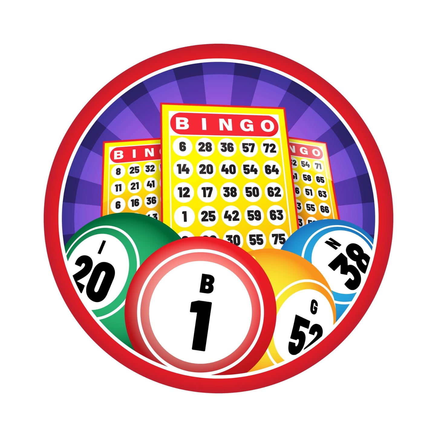 Bingo Party Supplies Packs (116 Pieces for 16 Guests)