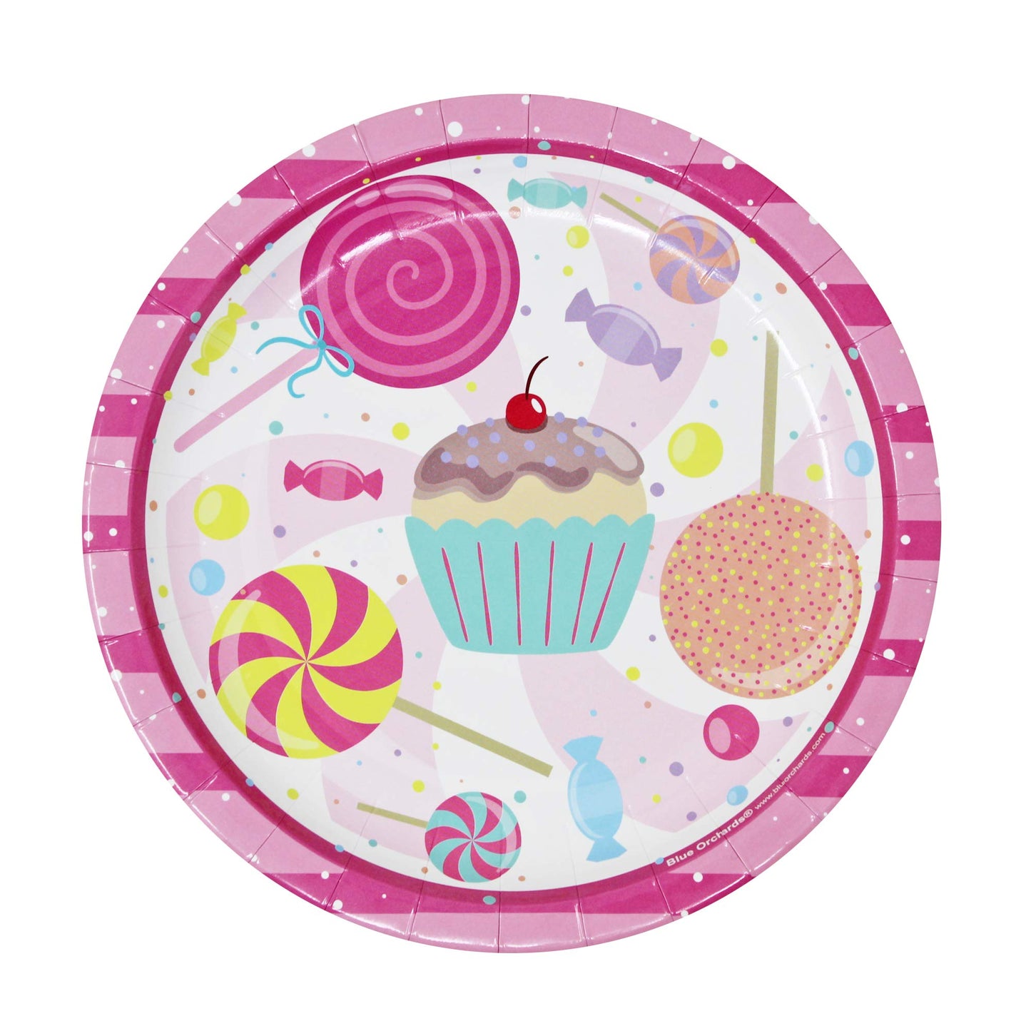 Candy Party Plates and Napkins (52 Pieces for 16 Guests)