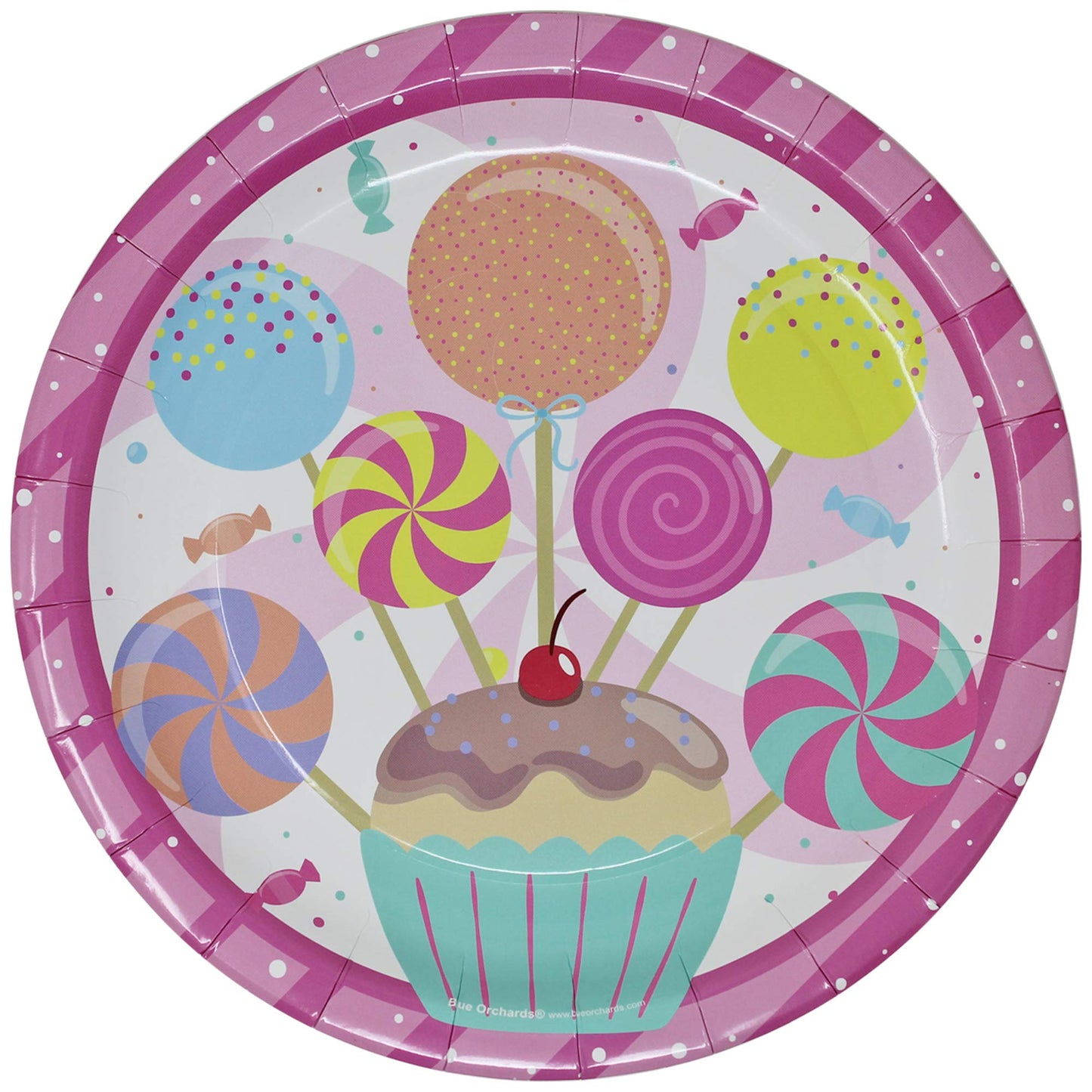 Candy Party Plates and Napkins (52 Pieces for 16 Guests)