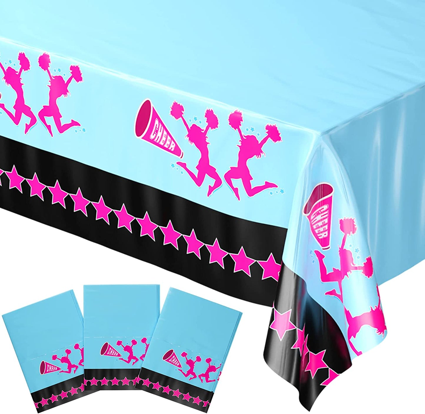 Cheerleading Table Covers (Pack of 3) - 54"x108" XL