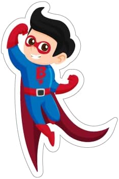 Boy Superhero Cutouts