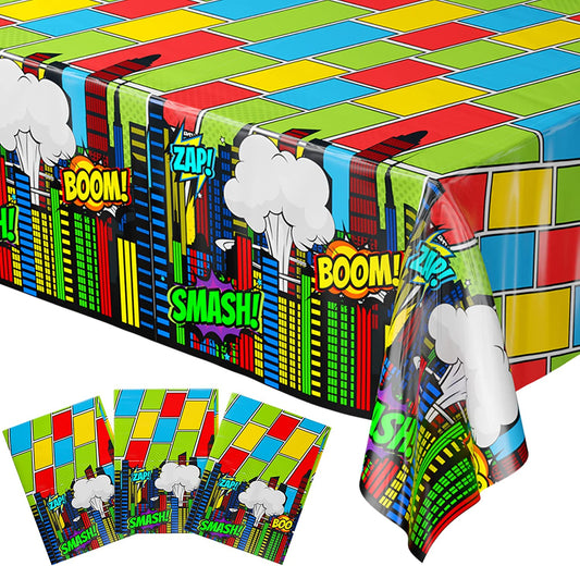 Comic Superhero Table Covers (Pack of 3)
