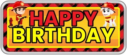 Firefighter Party Hanging Swirls (46 Pieces)