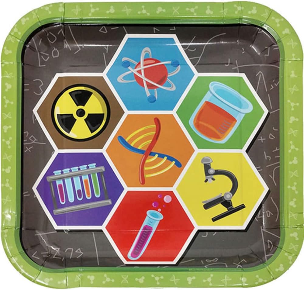 Science Party Deluxe Party Supplies Pack (143 Pieces for 16 Guests)
