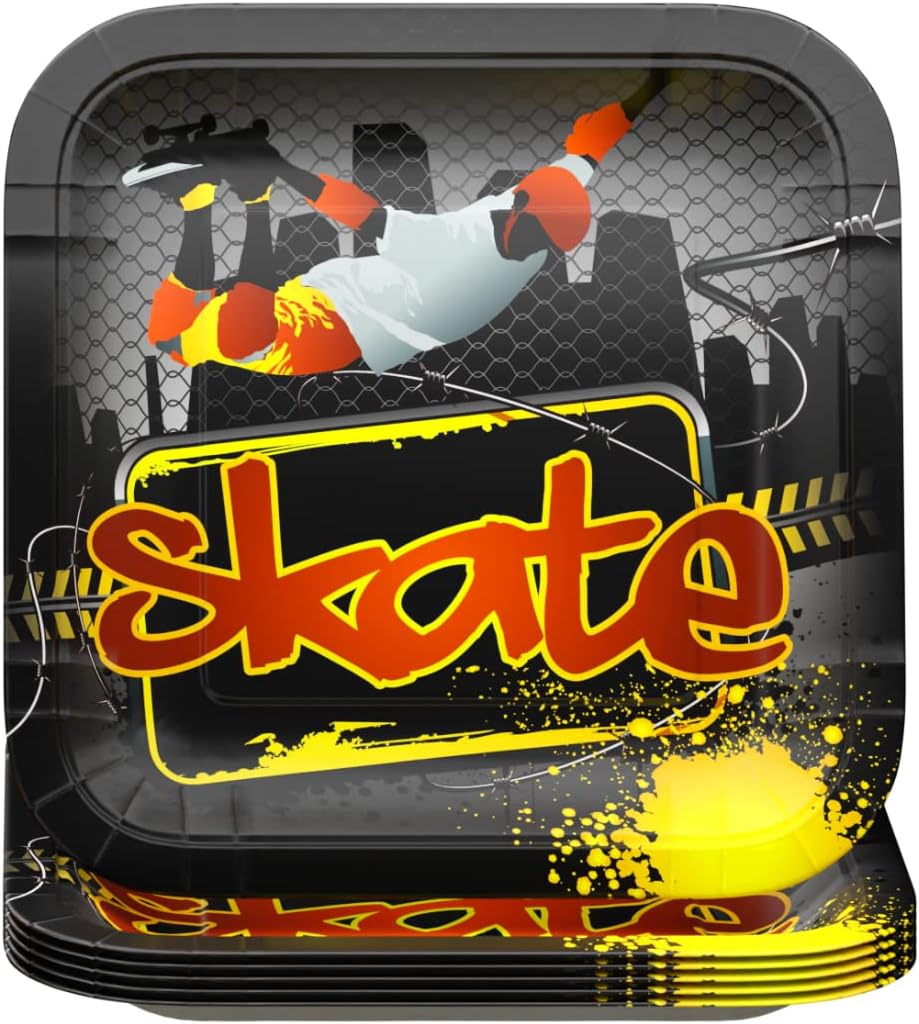Skate Party Supplies Packs (100 Pieces for 16 Guests)