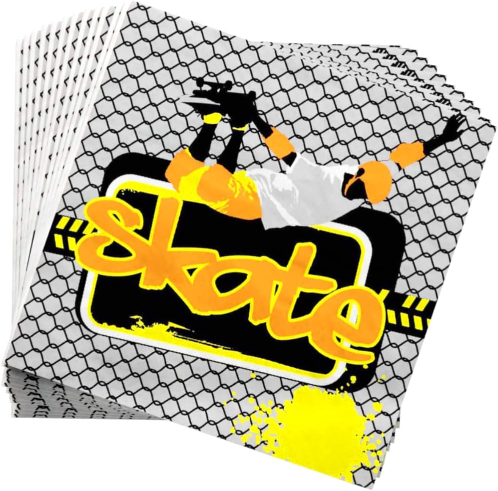 Skate Party Supplies Packs (100 Pieces for 16 Guests)