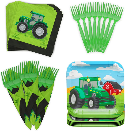 Tractor Value Party Supplies Pack (60 Pieces)
