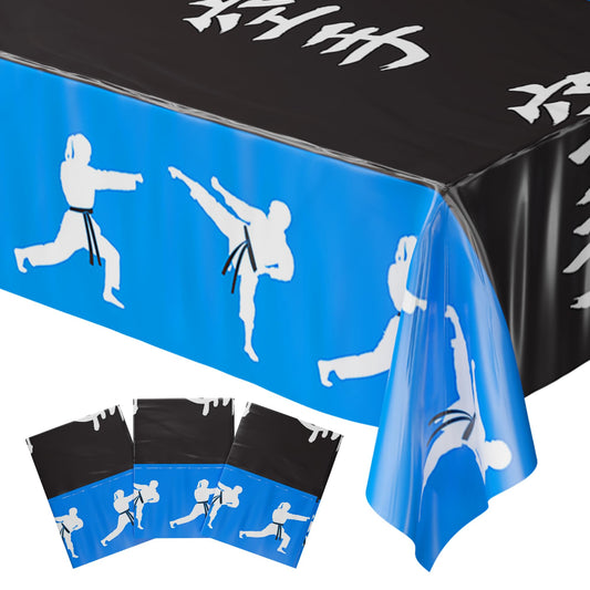 Karate Party Table Covers (Pack of 3) - 54"x108" XL