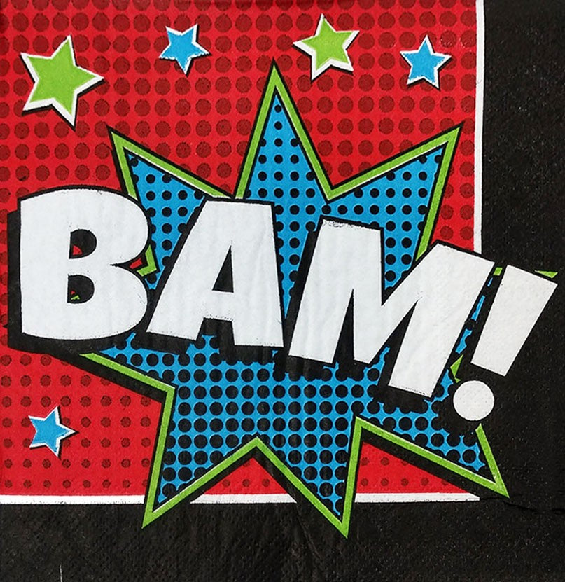 Superhero Standard Party Pack (For 16 Party Guests) kit birthday