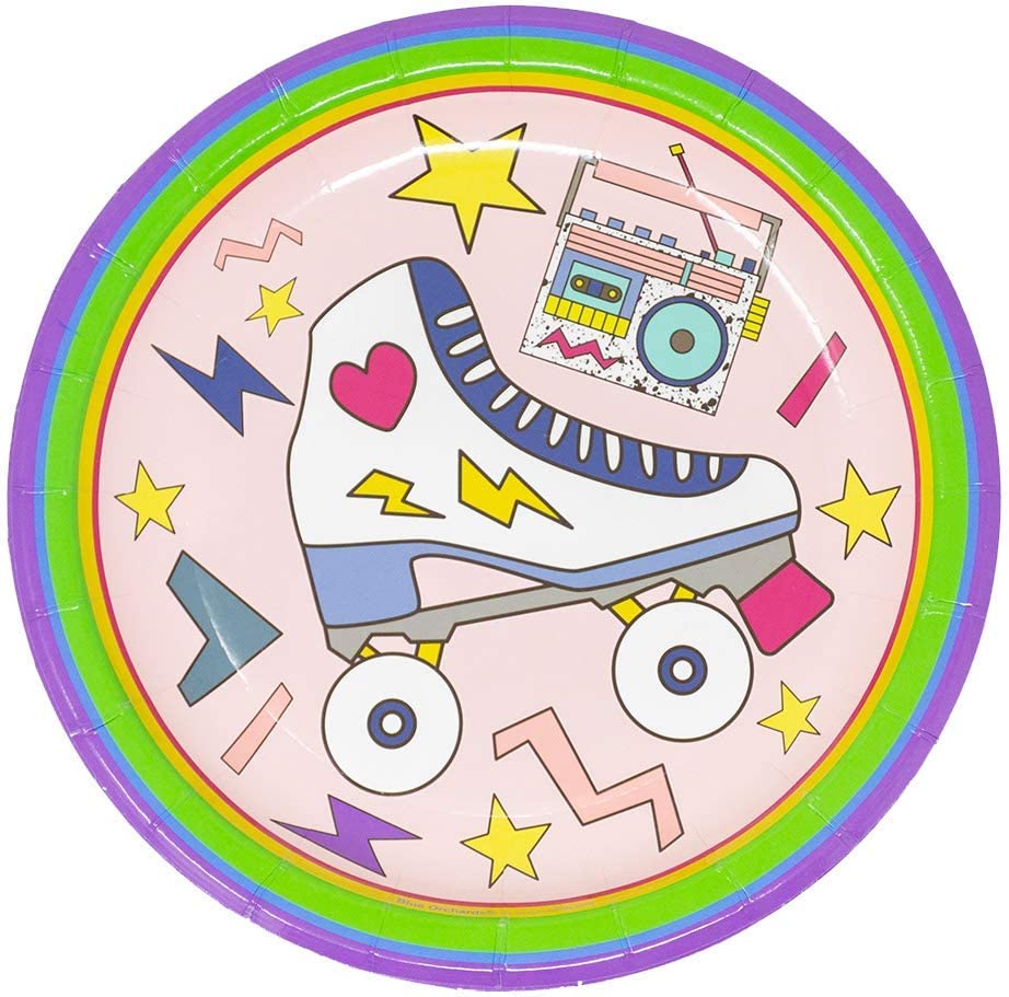 Roller Skate Deluxe Party Supplies Packs (For 16 Guests)