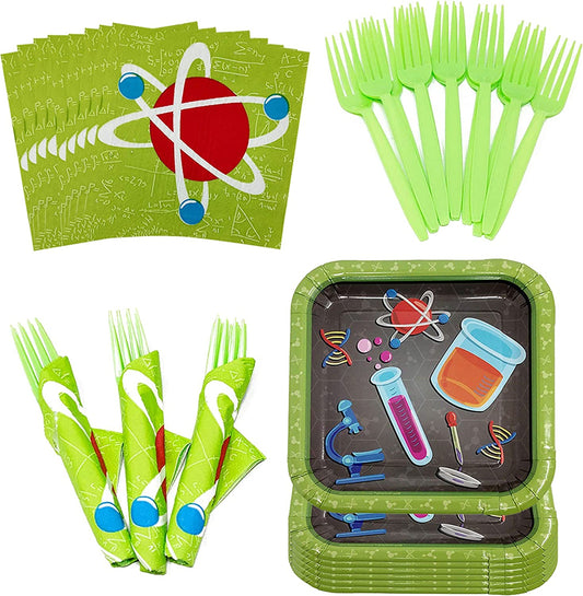 Mad Scientist Value Party Supplies Packs (For 16 Guests)