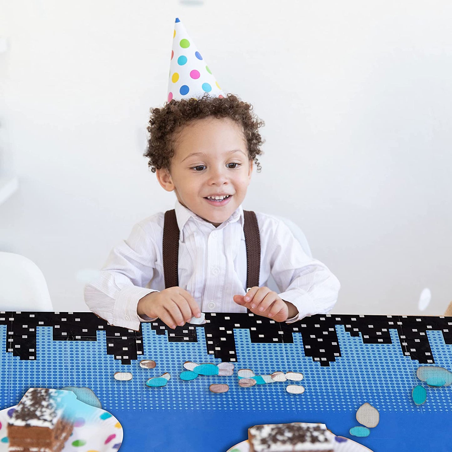 Superhero Cityscape Table Covers - 54in x 108in (3 Pack)