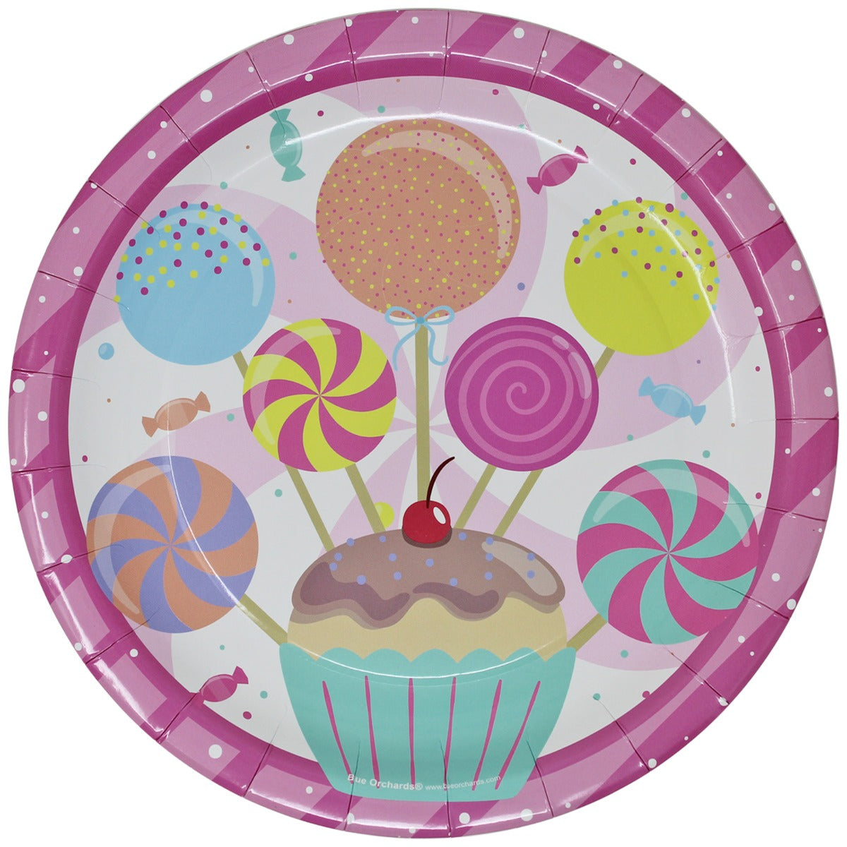 Candy Party Plates, Candy Plates, Ice Cream Party Plates, Candyland Birthday Party Plates