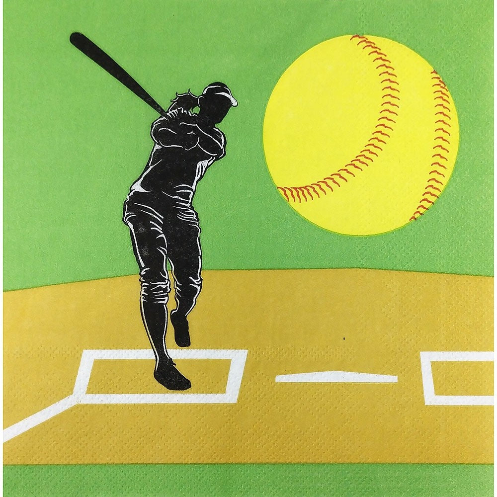 softball dessert plates