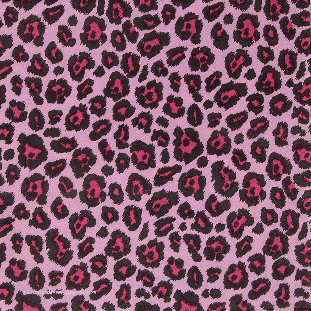 all items have a leopard print design that covers tableware just instead of brown it is hot pink
