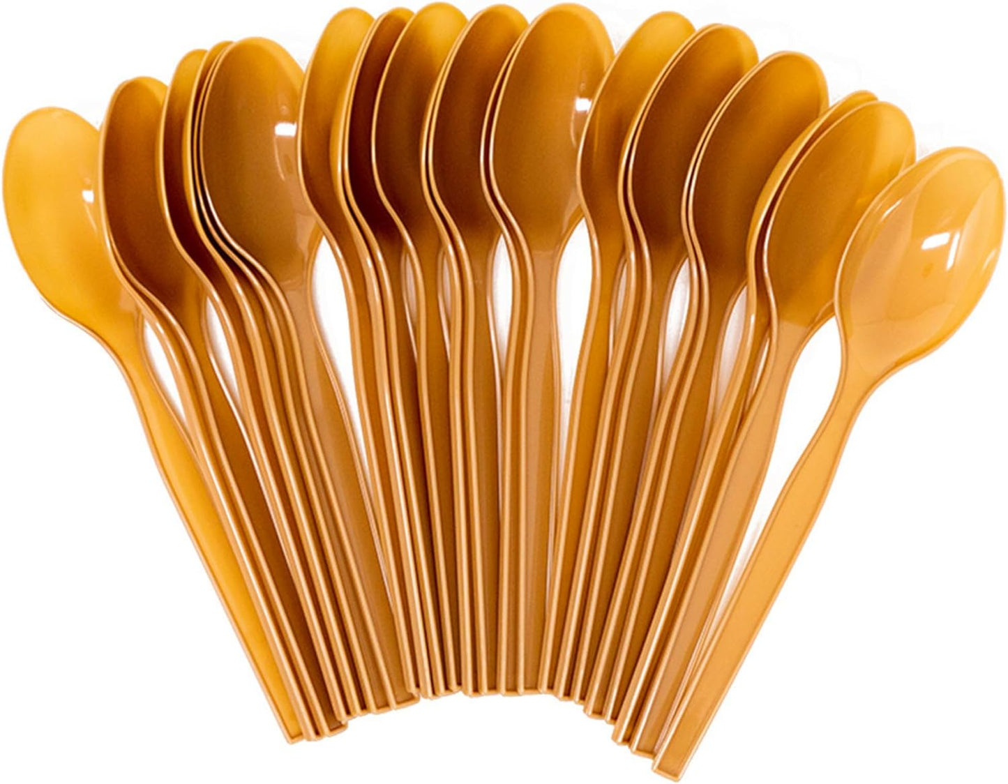Brown Plastic Spoons 200 Packs (24 each)