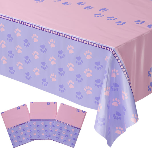 Kitten Party Table Covers (Pack of 3) - 54"x108" XL