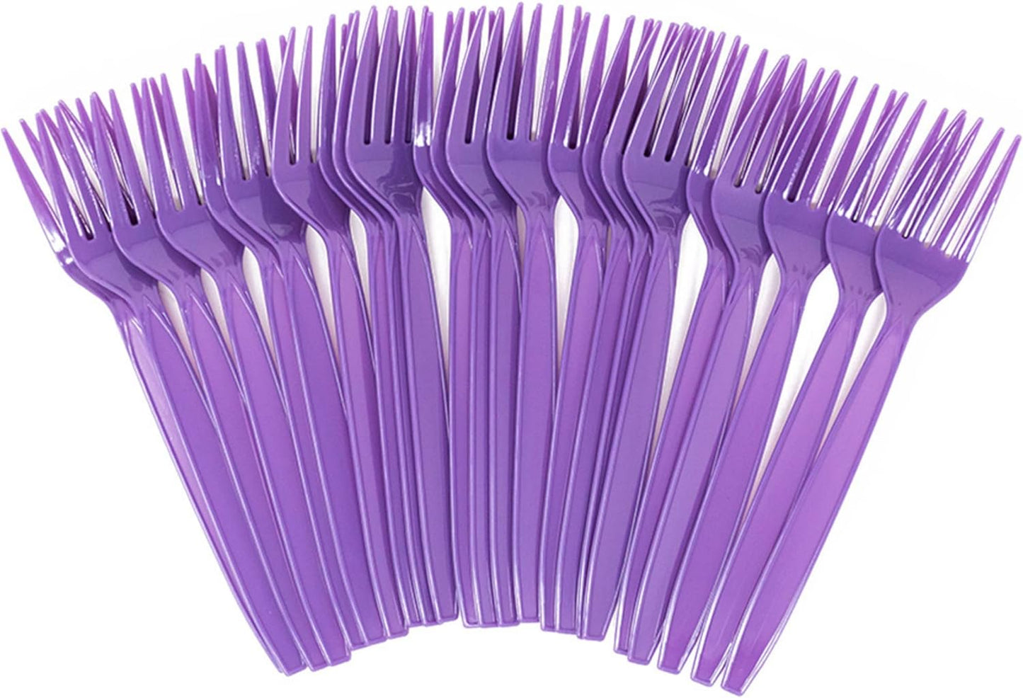 Purple Plastic  Forks - 200 Packs (24 Each)