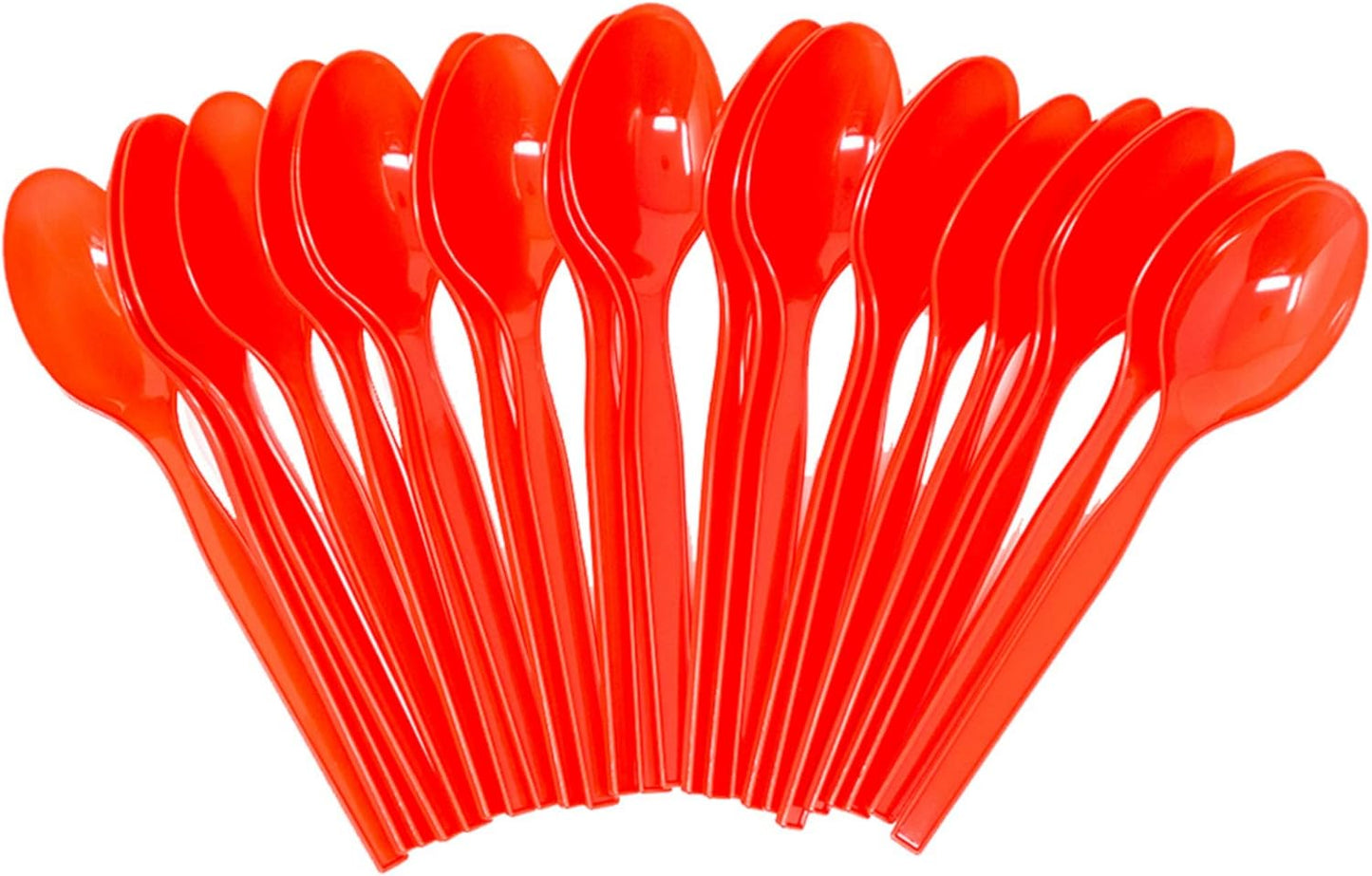 Red Plastic  Spoons 200 Packs (24 each)
