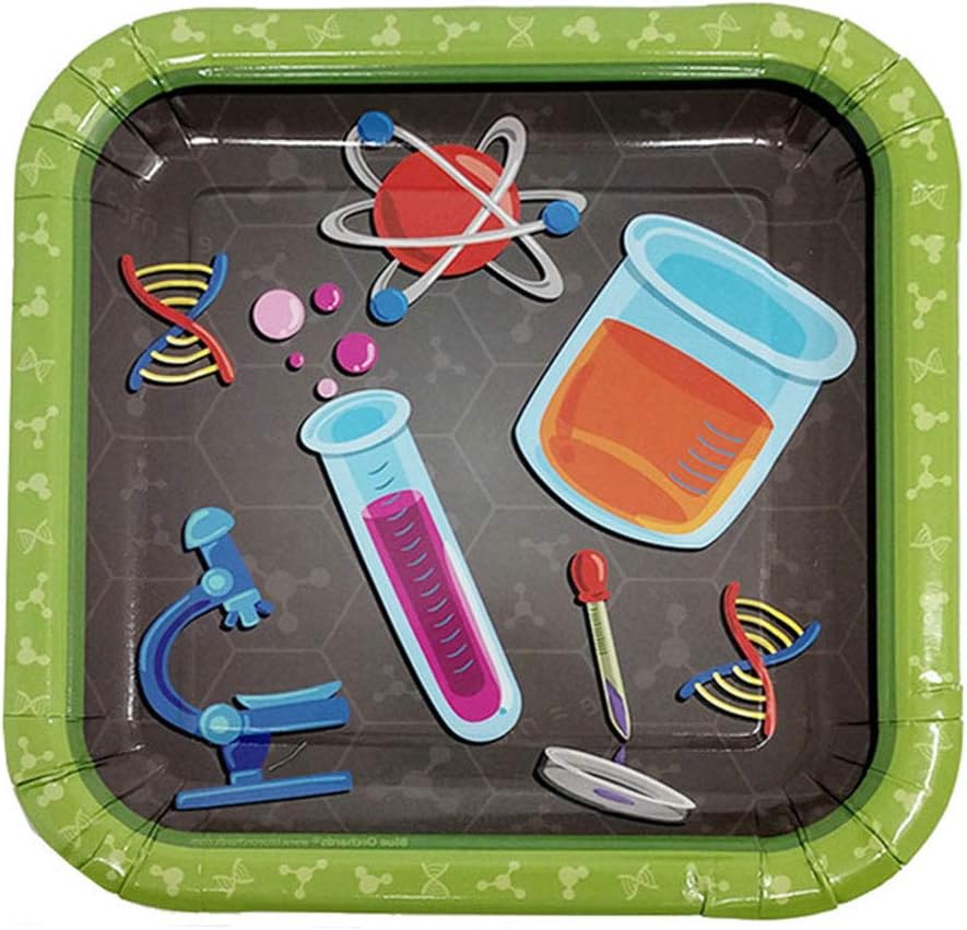 Science Party Deluxe Party Supplies Pack (127 Pieces for 16 Guests)