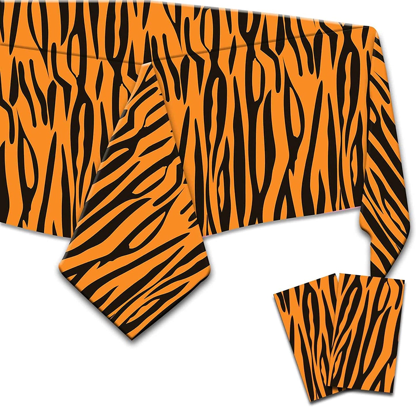 Tiger Stripe Deluxe Party Supplies Packs (For 16 Guests)