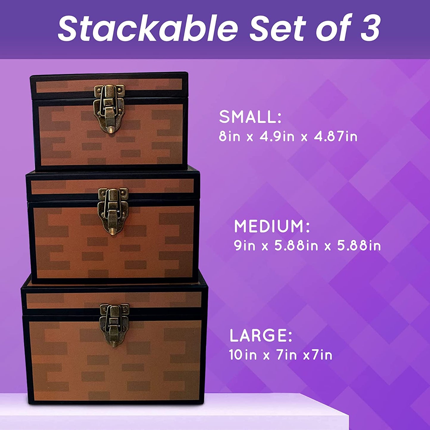 Mining Fun Chests - 3 sizes (3 pack)