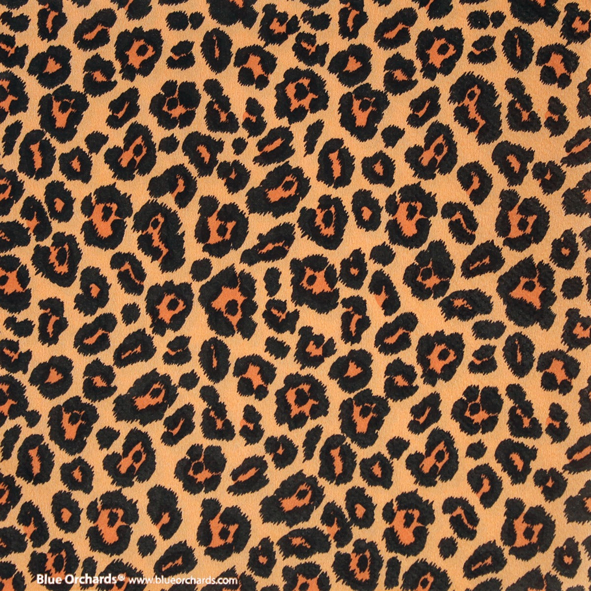 Leopard print paper lunch napkin, a stylish and practical addition to any table setting or party.
