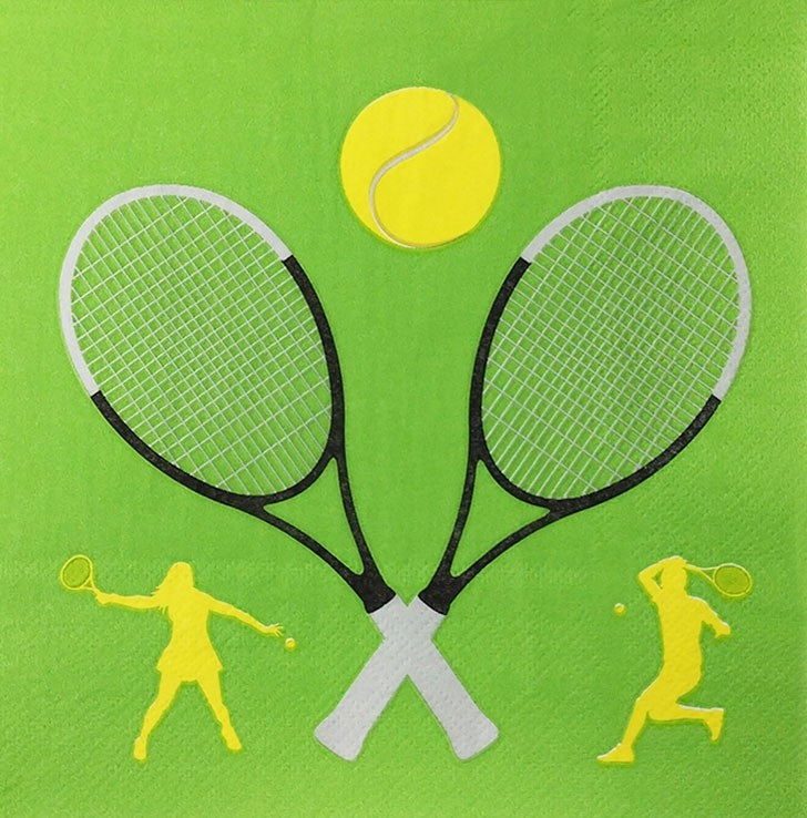 Tennis Standard Party Pack birthday kit (For 16 Party Guests)