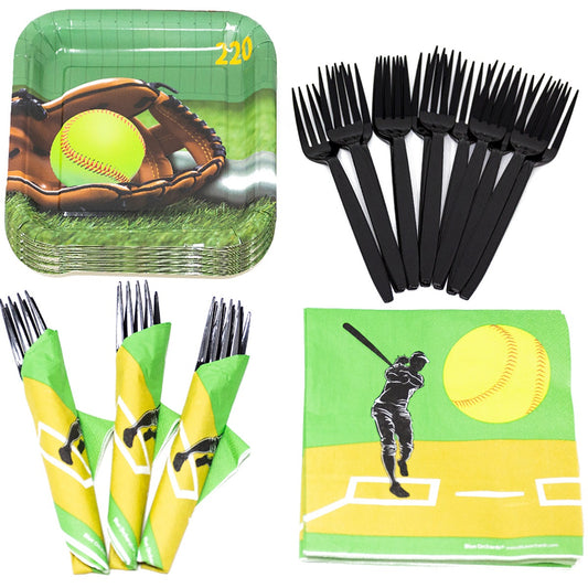 softball value party supplies packs